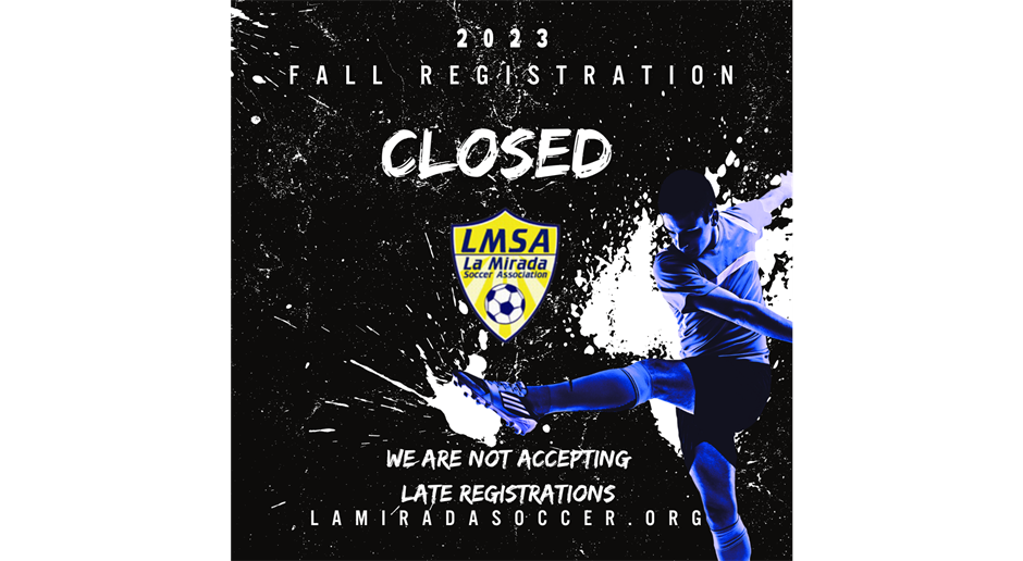 2023 Fall Registration Closed