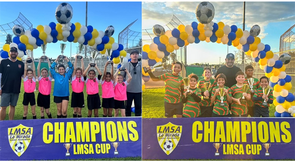 U10 DIV FOR GIRLS & BOYS - FALL 2025 LMSA CUP CHAMPIONS 