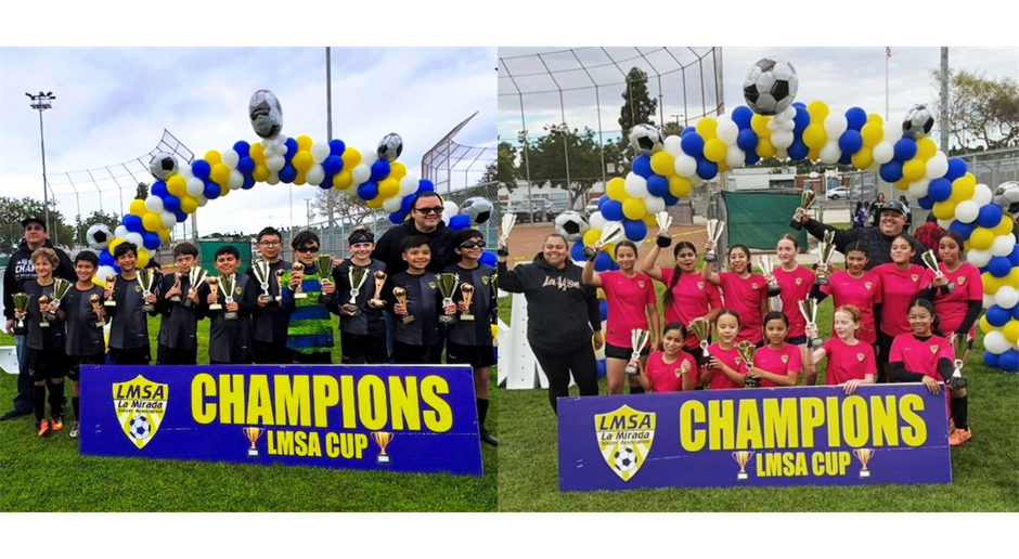 U12 DIV FOR GIRLS & BOYS - FALL 2025 LMSA CUP CHAMPIONS 